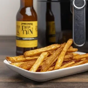 Airfryer Batata Frita Rústica com Cerveja Artesanal