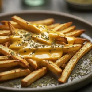 Airfryer Batata Frita com Queijo e Orégano