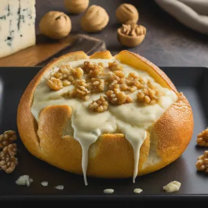 Receita de Pão de Milho com Gorgonzola e Nozes