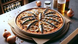 Receita da Pizza de Sardinha com Cebola Caramelizada