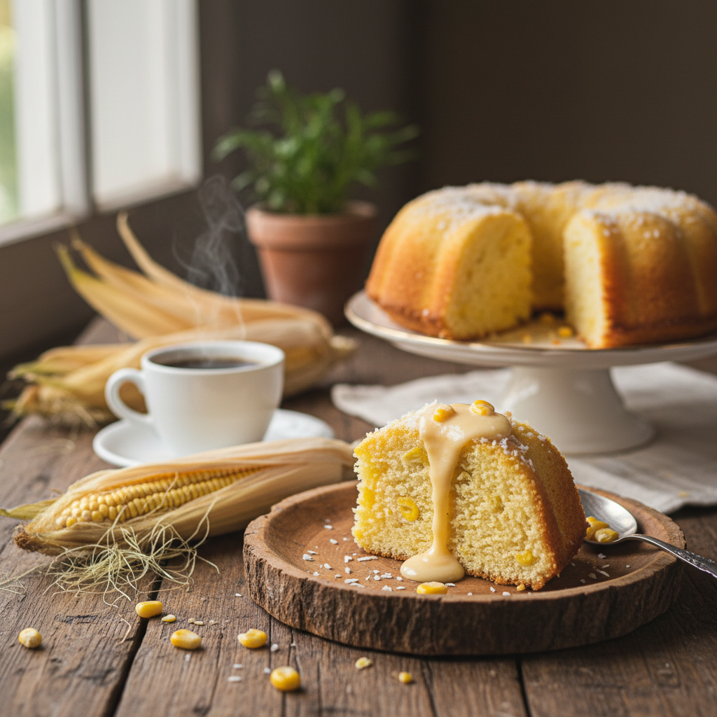 Bolo de Milho com Coco Cremoso Sem Liquidificador: Sabor de Roça!