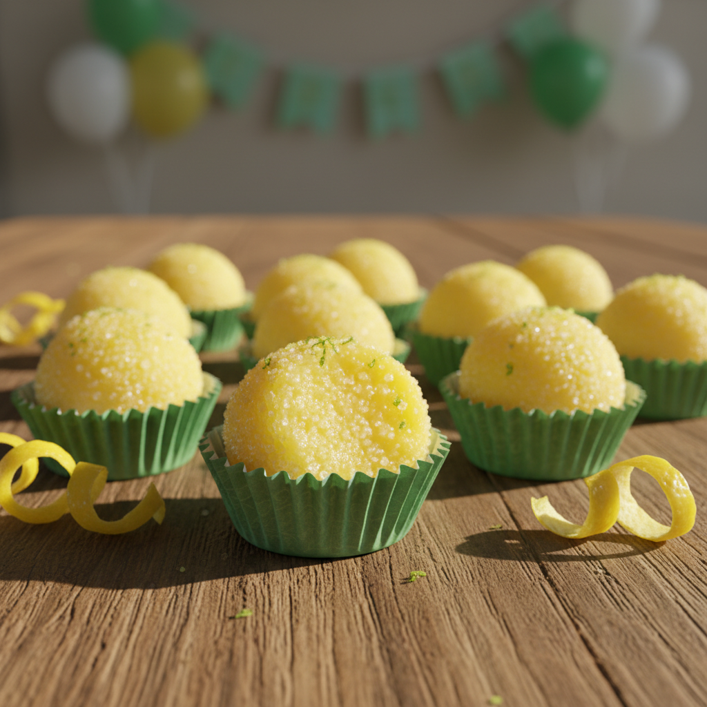 Brigadeiro Gourmet de Limão Siciliano: Festa e Sabor Fácil