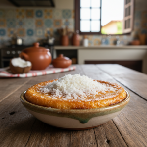 Cocada Cremosa de Forno da Vovó: Coco Fresco e Leite Condensado