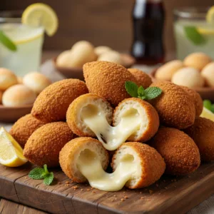Kibe Frito Sequinho Recheado com Queijo Minas: Receita Irresistível