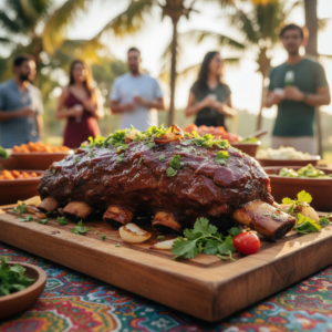 Costela Bovina no Bafo com BBQ Caseiro: Perfeita para Festas ao Ar Livre