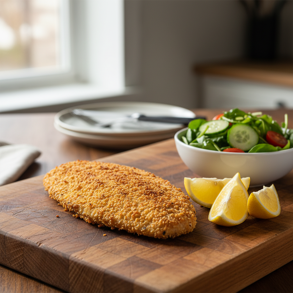 Filé de Tilápia Empanado na Airfryer Crocante e Sem Glúten