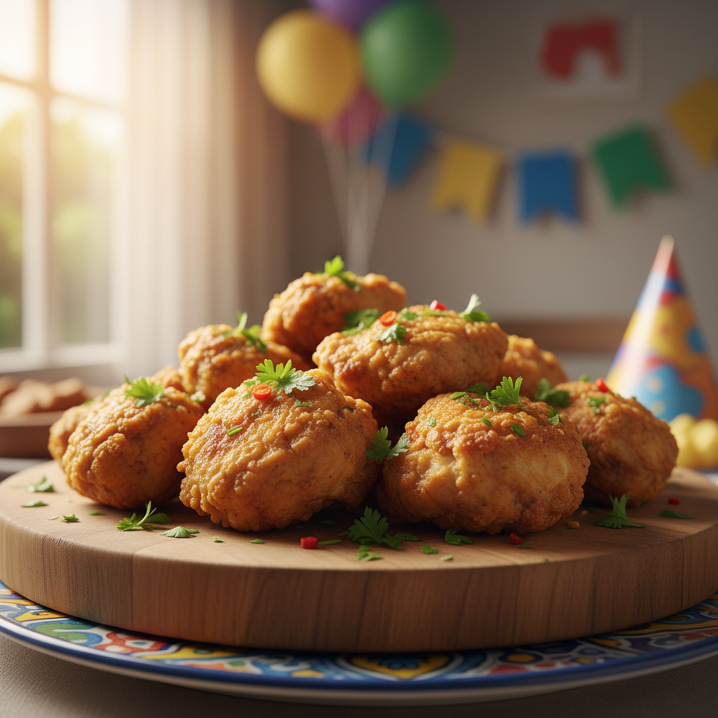 Frango à Passarinho Crocante na Airfryer: Perfeito para Festas Infantis