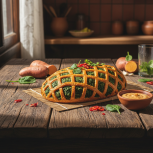 Kibe de Forno Saudável: Batata Doce, Espinafre e Sabor Brasileiro