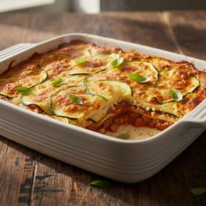 Lasanha de Abobrinha Light no Forno: Leveza e Sabor Low Carb