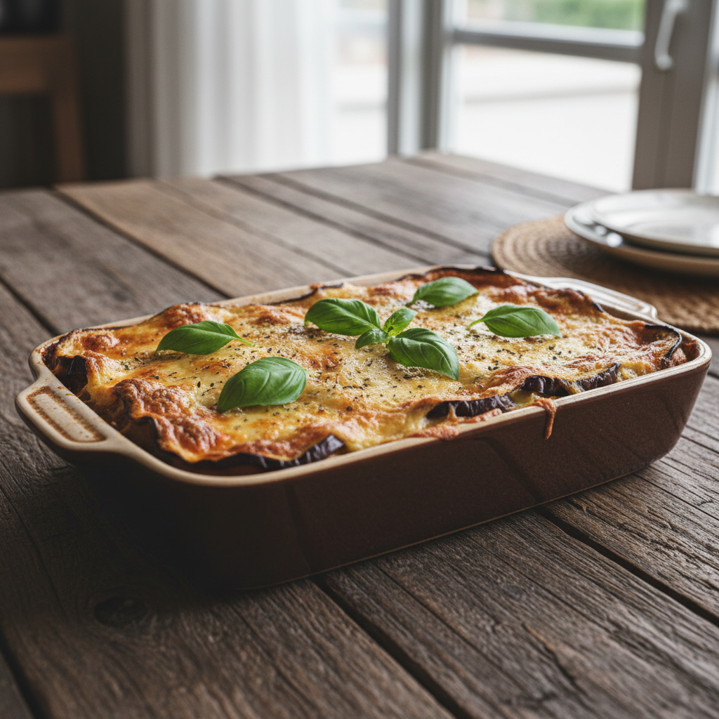 Lasanha de Berinjela Fácil Sem Glúten e Sem Carne: Almoço Veggie