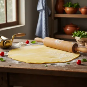 Massa Fresca de Ravioli Caseira Sem Ovos para Iniciantes: Receita Fácil