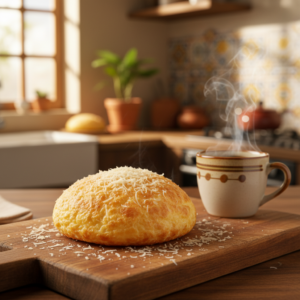 Pão de Queijo de Frigideira Sem Glúten com Parmesão: Rápido e Irresistível