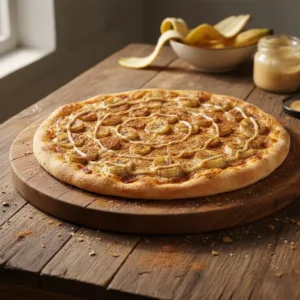 Pizza Doce de Banana com Canela e Leite Condensado: A Sobremesa Perfeita!