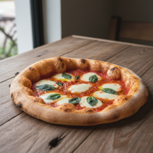 Pizza Napolitana Tradicional: Borda Alta e Fermentação Longa