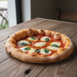 Pizza Napolitana Tradicional: Borda Alta e Fermentação Longa