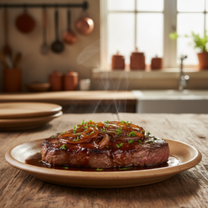 Bife Acebolado com Molho Madeira: Rápido e Fácil para o Almoço