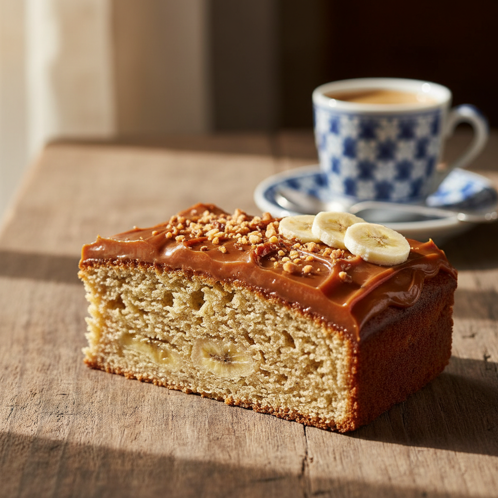 Bolo de Banana com Doce de Leite: Sabor da Roça na Sua Mesa