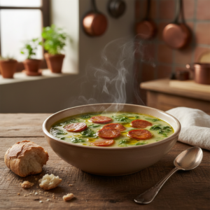 Caldo Verde Tradicional Português: Receita Fácil com Batata