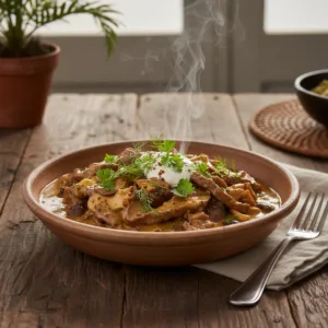 Estrogonofe de Carne: Champignon Fresco e Creme de Leite Gourmet