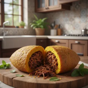 Kibe Assado de Abóbora com Carne Seca: Sabor do Sertão no Forno