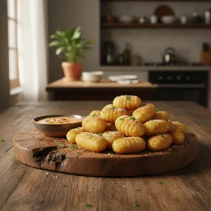 Nhoque Frito Crocante: O Aperitivo Perfeito para Compartilhar!
