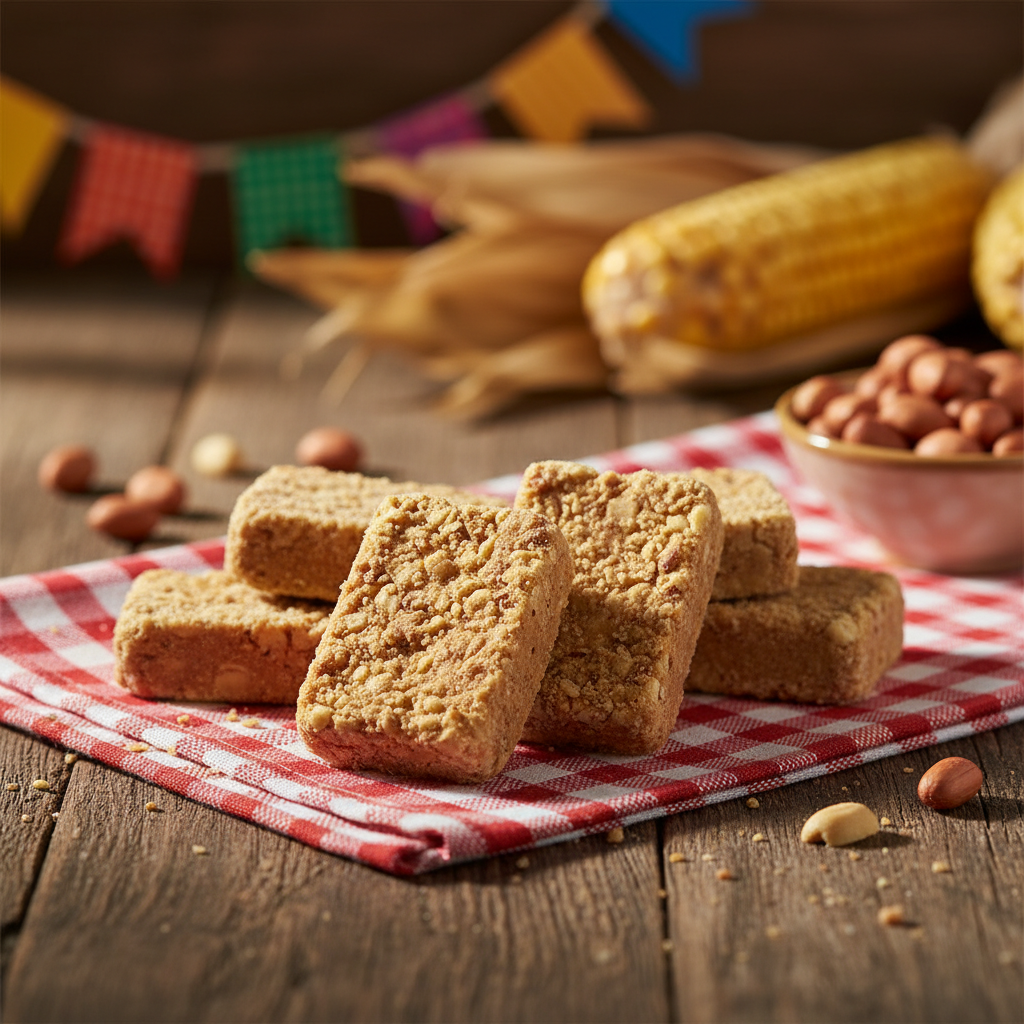 Receita de Paçoca de Amendoim Caseira Tradicional para Festa Junina