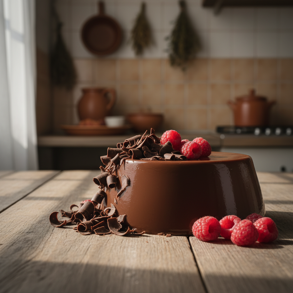 Pudim de Chocolate Cremoso: Sem Ovos, Sem Gelatina – Delícia Fácil!