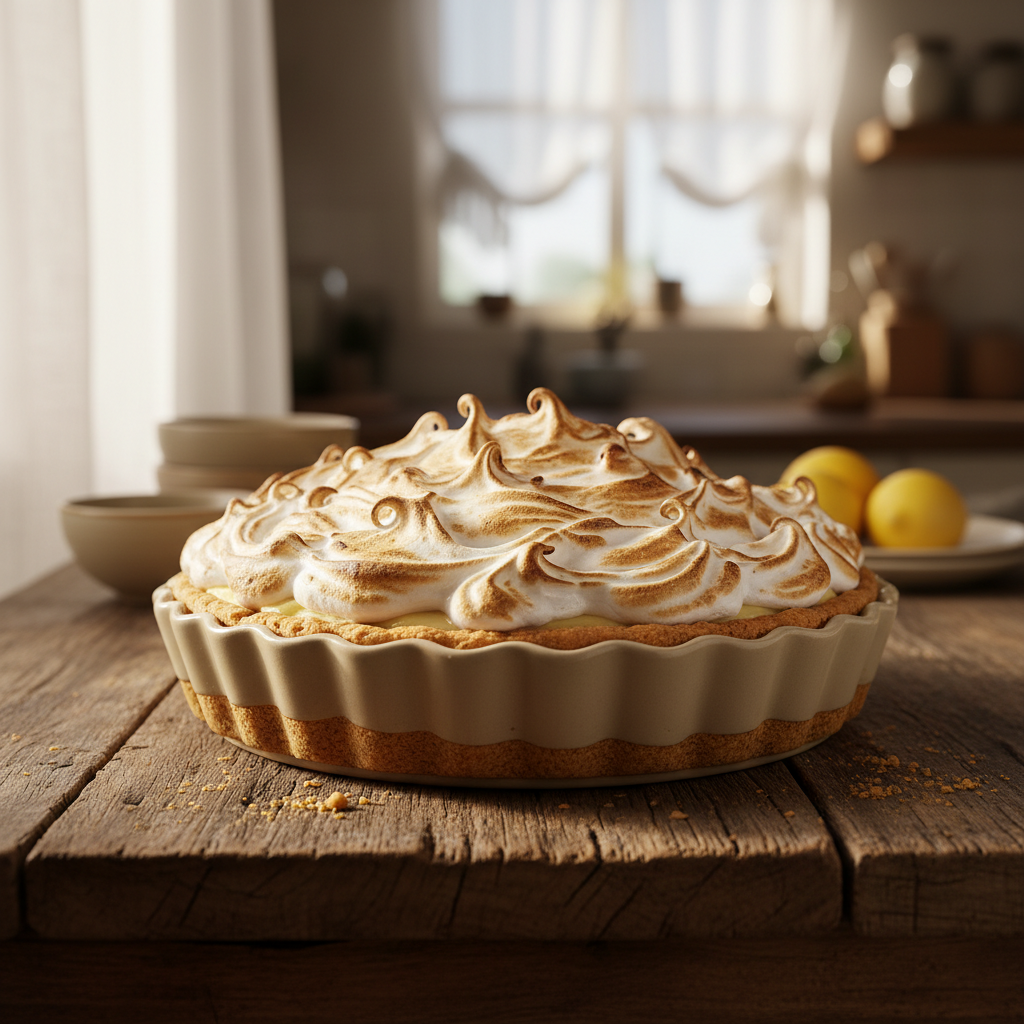 Torta de Limão Tradicional com Merengue Suíço: Clássico e Irresistível