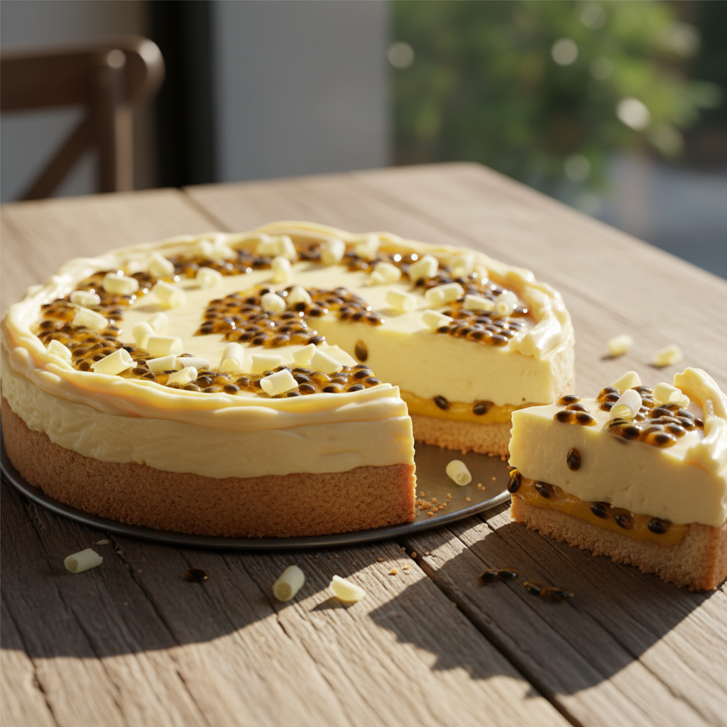 Receita de Torta de Maracujá Cremosa com Chocolate Branco: Um Sonho Tropical!