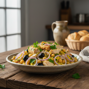 Salada de Grão de Bico com Bacalhau: Tradição para Semana Santa