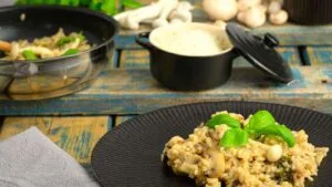 Risoto de Cogumelos com Portobello e Castanha do Brasil: o Jantar de Panela Única de Outubro